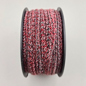 비즈팡 [Y1-91-03]폴리댕기실 2.5mm 소원팔찌용 와인믹스 ,1롤(100yd)