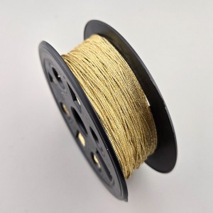비즈팡 [Y1-02-91]메탈릭사 폴리매듭실 0.5mm 금사실 금실 금사(Gold String) ,1롤(200yd)