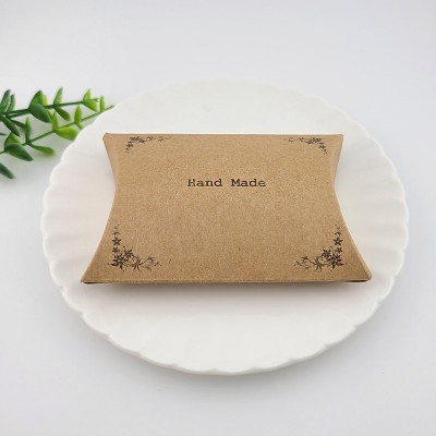 비즈팡 [Z-30-15]선물포장 반달상자 소 10x7.5cm 크라프트 Hand Made ,1팩(100개)