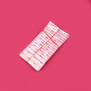 비즈팡 [Z-140-02]투명 비닐포장지 하트포장지 OPP접착 7x10cm ,1묶음(200장)
