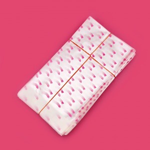 비즈팡 [Z-140-04]투명 비닐포장지 하트포장지 OPP접착 10x15cm ,1묶음(200장)