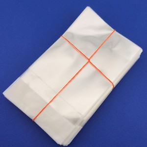 비즈팡 [Z-110-05]투명 비닐포장지 OPP접착 8x13+4cm ,1묶음(약200장)