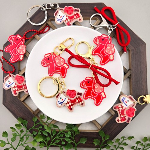 비즈팡 [DIY키링] 새해선물로 좋은 복주머니말키링 #붉은말키링 #적토마키링 #새해선물 #전통매듭만들기