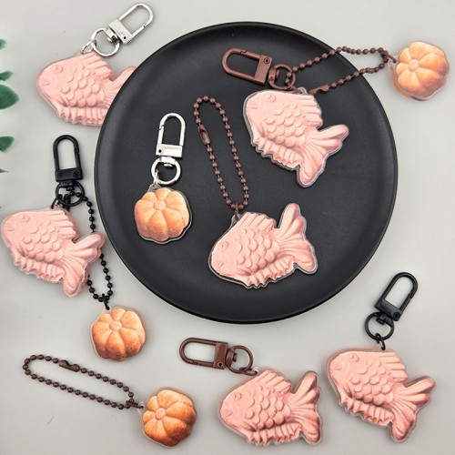 비즈팡 [DIY키링] 겨울에 생각나는 붕어빵키링 국화빵키링 #붕어빵펜던트 #국화빵펜던트 #겨울키링만들기