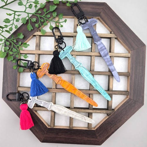 비즈팡 [DIY키링] 청동기시대 비파형동검 태슬 키팅 #비파형동검키링 #태슬키링 #전통굿즈만들기