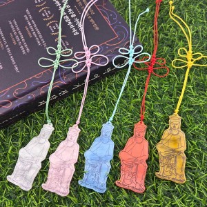 비즈팡 [DIY책갈피] 전통굿즈 반가사유상 생쪽매듭 팩갈피 #아크릴전통팬던트 반가사유상 #반사유상책갈피 #반가사유상굿즈 #인견매듭실1mm(1야드필요)