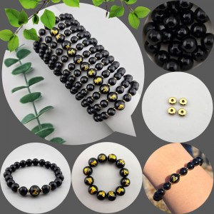 비즈팡 [DIY세트] 십이지간 오닉스 원석 팔찌 12가지 띠