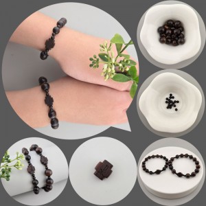 비즈팡 [DIY세트] 행운 벽조목 묵주 팔찌 8mm 10mm