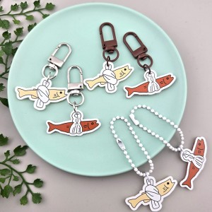 비즈팡 [PD-002]전통굿즈키링 새해선물로 좋은 액막이명태키링 에어팟키링 완제품 (1개)