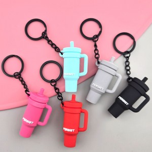 비즈팡 [PD-014]부드러운 실리콘 미니어처 헬스키링 텀블러키링 완제품 (1개)