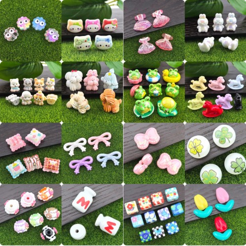 비즈팡 [BG-5-00P]볼꾸 볼펜꾸미기 펜꾸 꾸미기재료 볼꾸파츠2 통과형비즈 63종