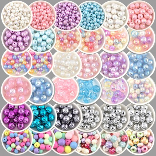 비즈팡 [BG-8-00]볼꾸파츠 볼꾸비즈볼 아크릴볼 캣츠아이볼 CCB볼 42종 모음