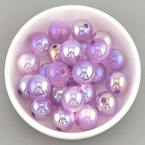 비즈팡 [BG-8-18]볼꾸파츠 아크릴볼 캣츠아이볼 12mm (퍼플) 볼꾸비즈볼 키링용 ,1개