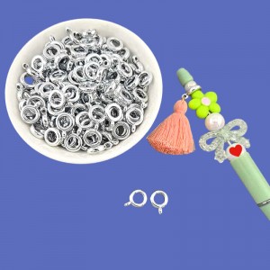 비즈팡 [BG-9-03]볼펜꾸미기 볼꾸부자재 볼꾸고리링 11mm (볼펜고리링) ,1개