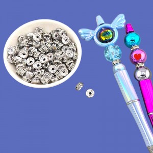 비즈팡 [BG-9-04]볼펜꾸미기 볼꾸부자재 론델 8mm (볼꾸사이간격조절용) ,1개