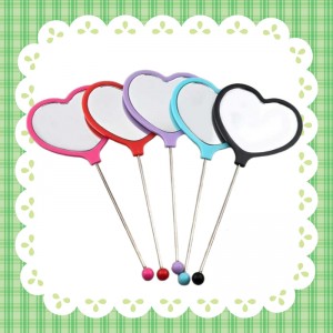 비즈팡 [BG-2-00]거꾸 거울꾸미기재료 하트거울 16cm 5color  ,1개