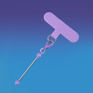 비즈팡 [BG-21-06]핸꾸 핸드폰꾸미기재료 폰홀더핸꾸올인원 11.5cm (퍼플) ,1개